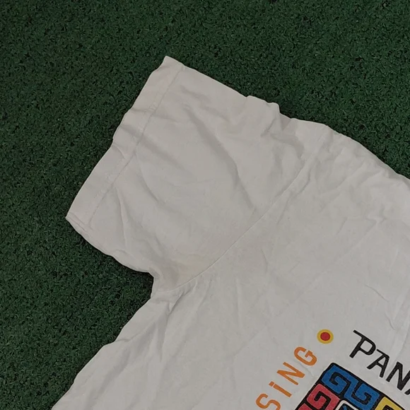 VINTAGE Princess Cruises Panama Canal Cruising Colorful Bird Y2K White T Shirt S - Picture 6 of 9